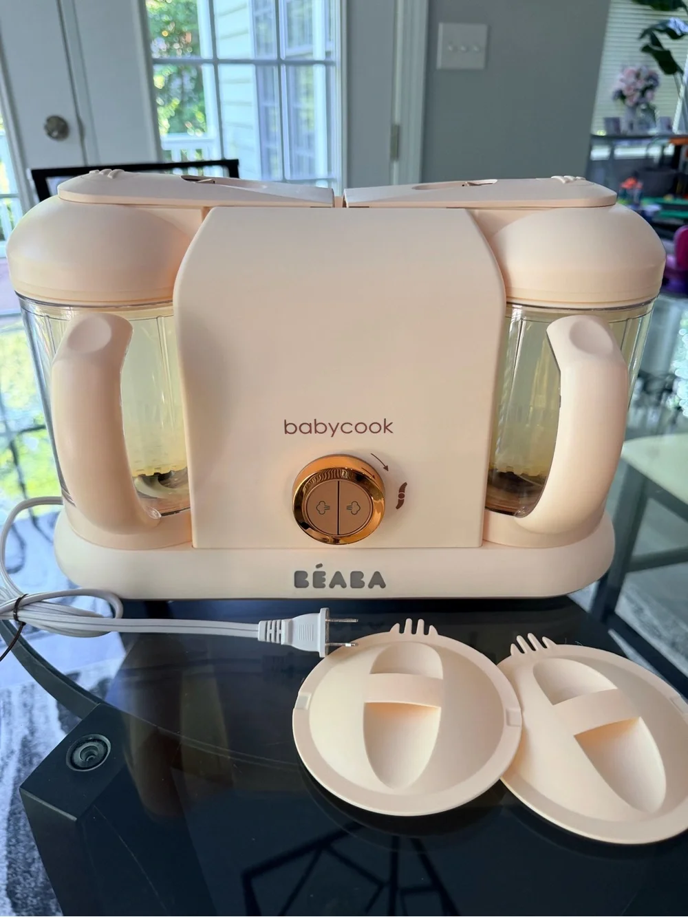 BEABA Babycook Dual Baby Food Maker in Soft Pink